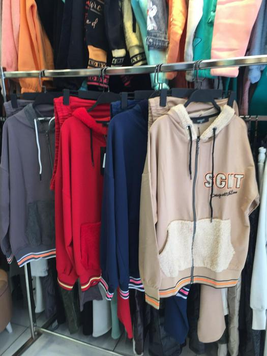 Clothes in assortment