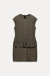 INTERLOCK BELTED DRESS