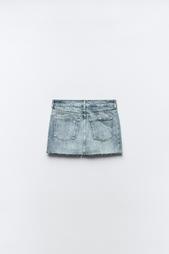 DENIM TRF MINI SKIRT