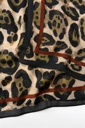 ANIMAL PRINT MODAL AND SILK SCARF