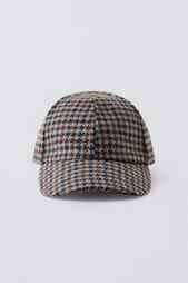 HOUNDSTOOTH CAP