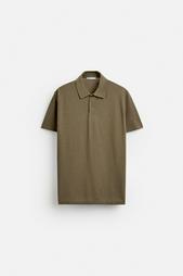 TEXTURED POLO SHIRT