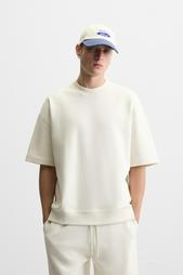 INTERLOCK TEXTURED SWEATSHIRT