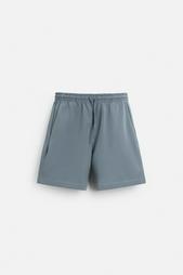 INTERLOCK TEXTURED BERMUDA SHORTS