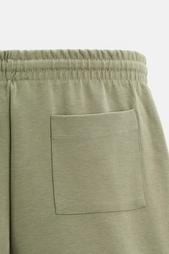 INTERLOCK TEXTURED BERMUDA SHORTS