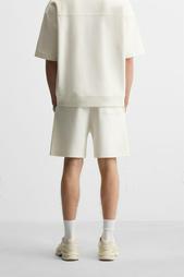 INTERLOCK TEXTURED BERMUDA SHORTS