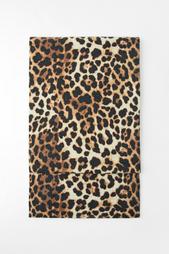 FINE KNIT ANIMAL PRINT SCARF