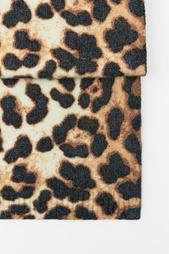 FINE KNIT ANIMAL PRINT SCARF