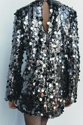 SEQUINNED SHORT DRESS