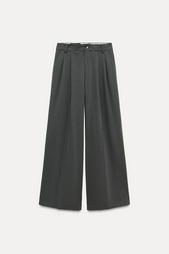 TROUSERS WITH DOUBLE PLEAT