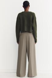 TROUSERS WITH DOUBLE PLEAT