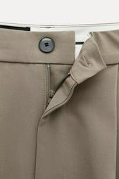 TROUSERS WITH DOUBLE PLEAT