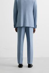 TEXTURED SUIT TROUSERS