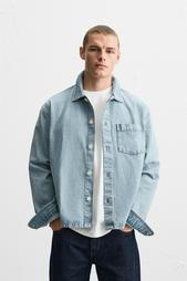 DENIM BOXY FIT OVERSHIRT