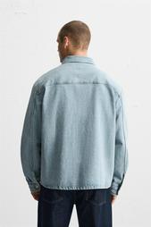 DENIM BOXY FIT OVERSHIRT