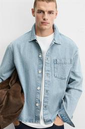 DENIM BOXY FIT OVERSHIRT