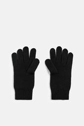 WOOL AND CASHMERE KNITTED GLOVES