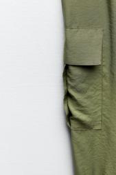 CARGO TROUSERS WITH ELASTICATED WAISTBAND