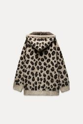 ANIMAL JACQUARD KNIT SWEATSHIRT