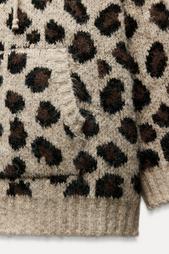 ANIMAL JACQUARD KNIT SWEATSHIRT