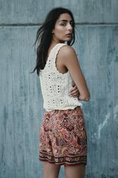 PRINTED PAREO BERMUDA SHORTS