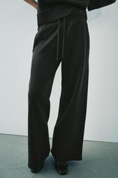 FADED WIDE-LEG TROUSERS