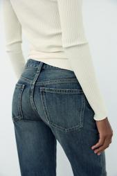 TRF STRAIGHT-LEG MID-RISE JEANS