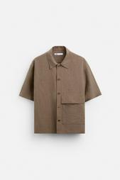 CREASED-EFFECT SHIRT