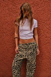 ANIMAL PRINT TROUSERS