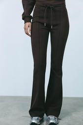 INTERLOCK STITCH BELL BOTTOM TROUSERS