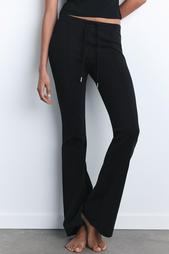 INTERLOCK STITCH BELL BOTTOM TROUSERS