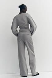 INTERLOCK KNIT TROUSERS WITH VENTS