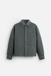 BOUCLÉ OVERSHIRT