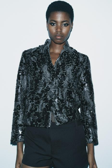 ZW COLLECTION SEQUIN JACKET