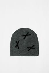 BOW DETAIL KNIT BEANIE