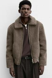 FAUX SHEARLING JACKET