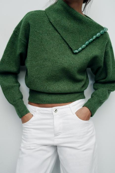 BOBBLE KNIT SWEATER