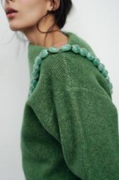 BOBBLE KNIT SWEATER