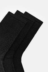 3-PACK OF BASIC RIBBED SOCKS