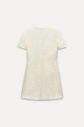 ZW COLLECTION SHORT TEXTURED DRESS