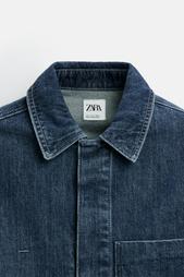 DENIM OVERSHIRT WITH POCKETS