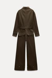 ZW COLLECTION BELTED JUMPSUIT