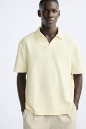 TEXTURED POLO SHIRT