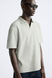 TEXTURED POLO SHIRT