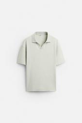 TEXTURED POLO SHIRT