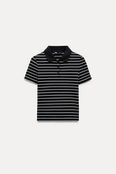 STRIPED POLO T-SHIRT