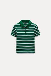 STRIPED POLO T-SHIRT