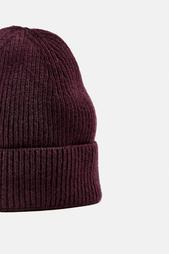 KNITTED BEANIE WITH WOOL