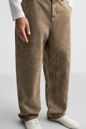 FADED TROUSERS WITH SEAMS