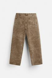 FADED TROUSERS WITH SEAMS